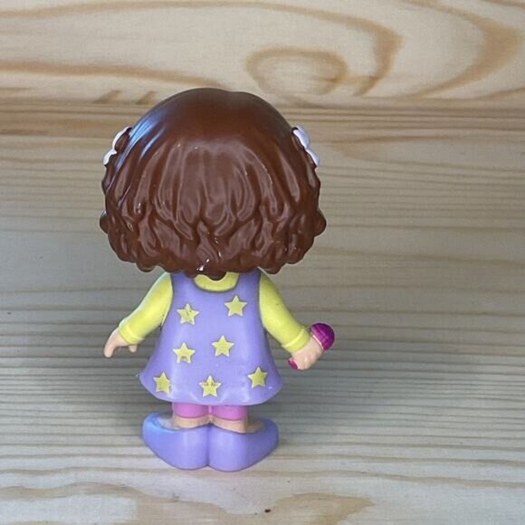 CoComelon Career Friend Mini Figure 3" Bella Pink Glasses Purple Dress Yellow - Picture 3 of 5